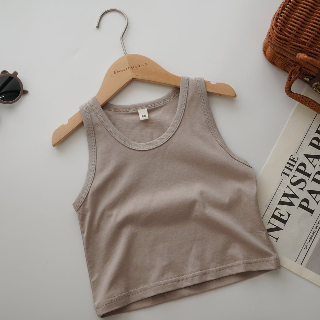 Checkered Line Brown Shirt with Inner & Pocket Pants (Sold Separately)