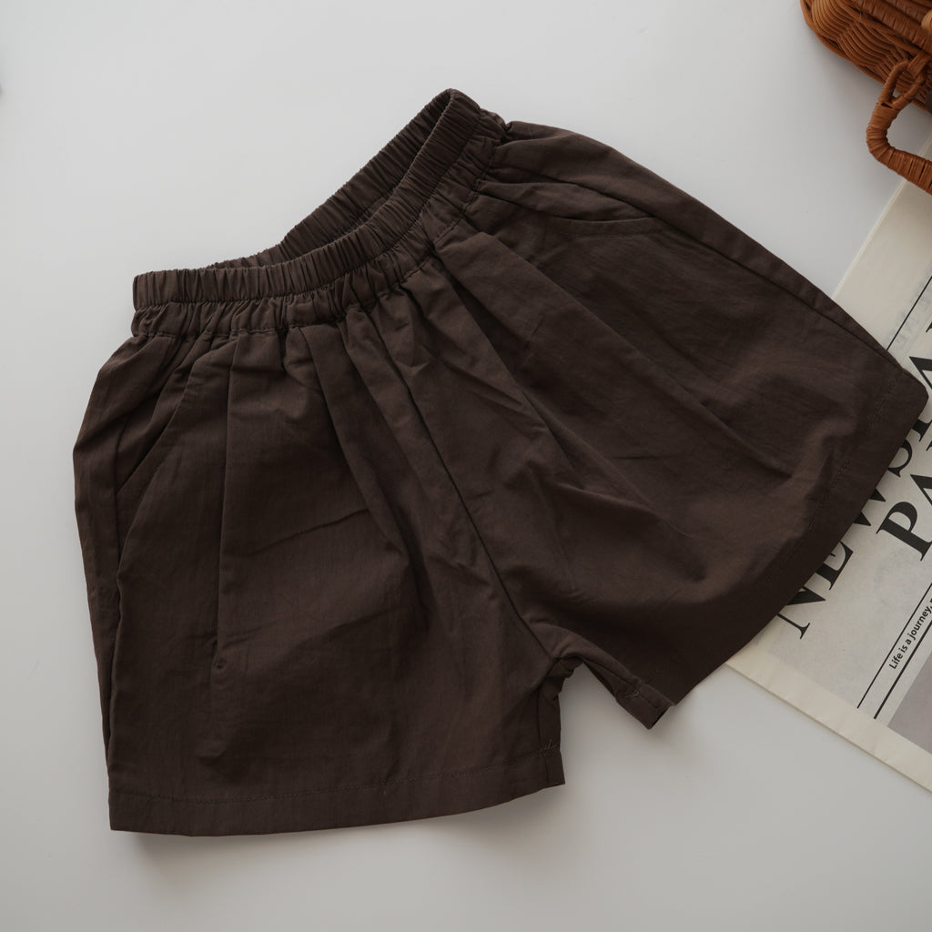 Checkered Line Brown Shirt with Inner & Pocket Pants (Sold Separately)