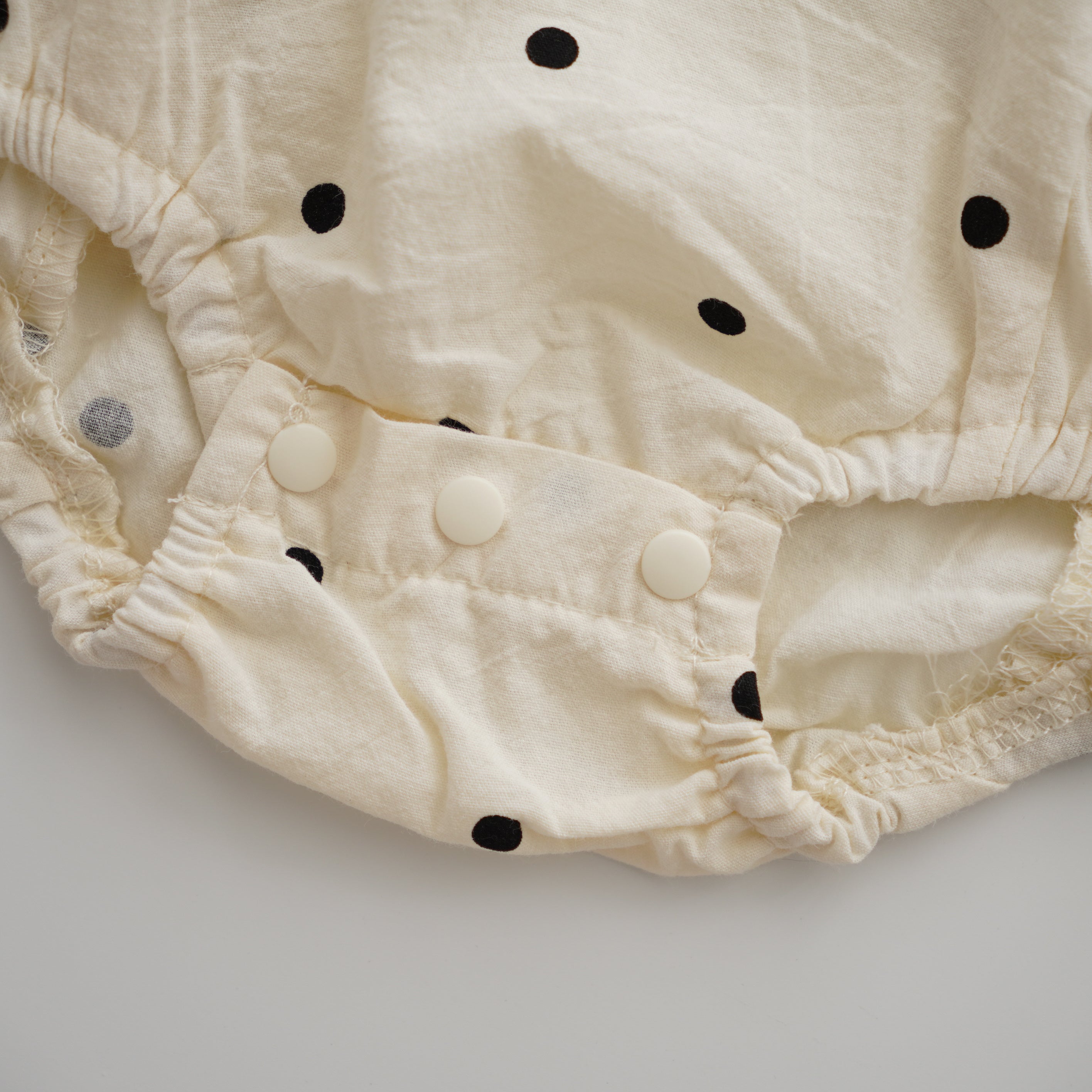Classic Polka Dot Layered Romper