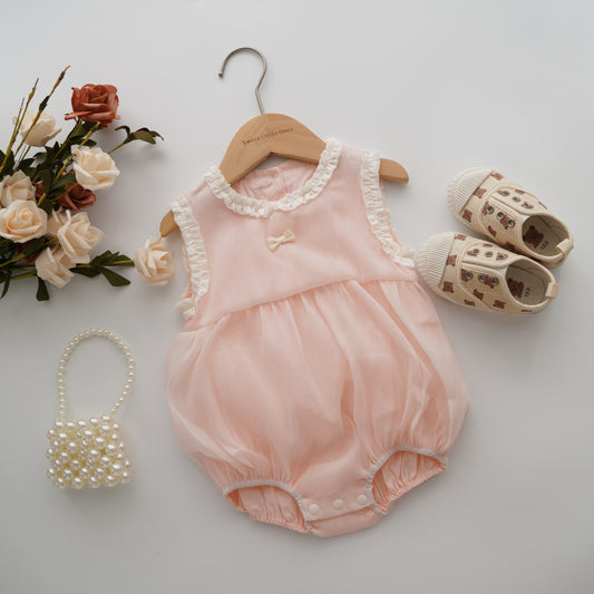 Princess Casual Pink Romper