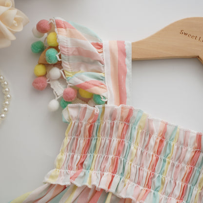 Color Block Layered Dress