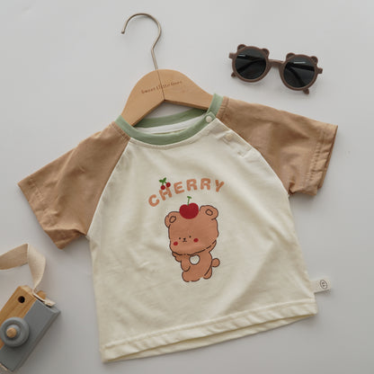 Cherry Bear Cocoa Two Pieces Set