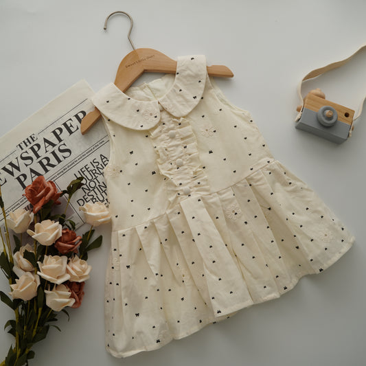 Black Tiny Ribbon Dress (Size 80)
