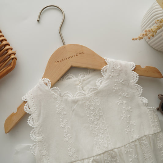 Plain White Simple Romper