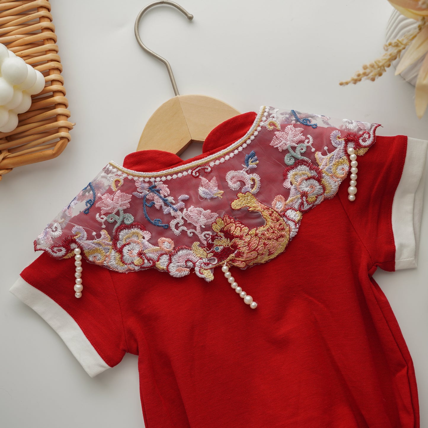 Traditional Chinese Girl Romper