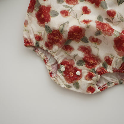 Sleeveless Rose Cheongsam