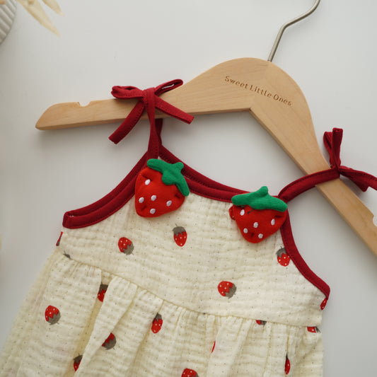 Strawberry Casual Romper
