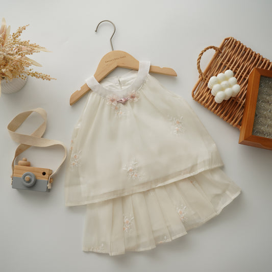 Elegant Modern Pleated Two Pieces Set