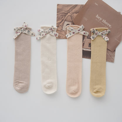 Baby Girl Ribbon Long Socks