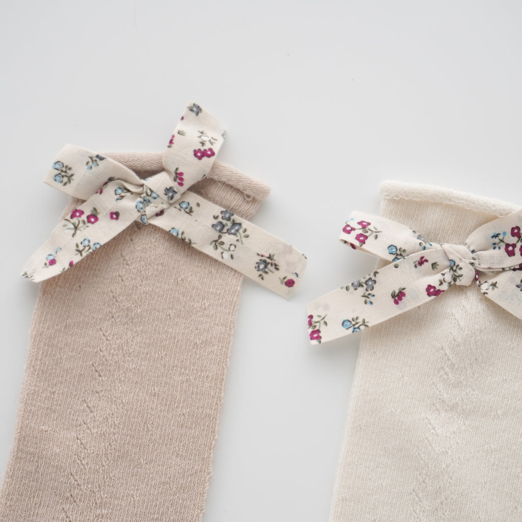 Baby Girl Ribbon Long Socks