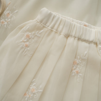 Elegant Modern Pleated Two Pieces Set