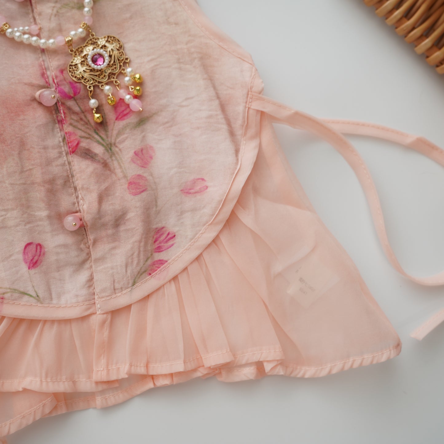 Pink Two Pieces Cheongsam