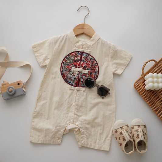 Baby Boy Simple Chinese Romper