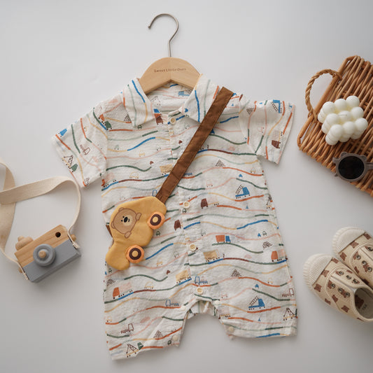 Cars Overall with Bear