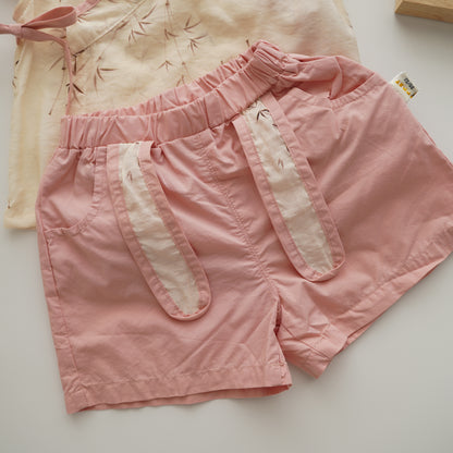 Ruffled Overlap Chinese Two Pieces Set