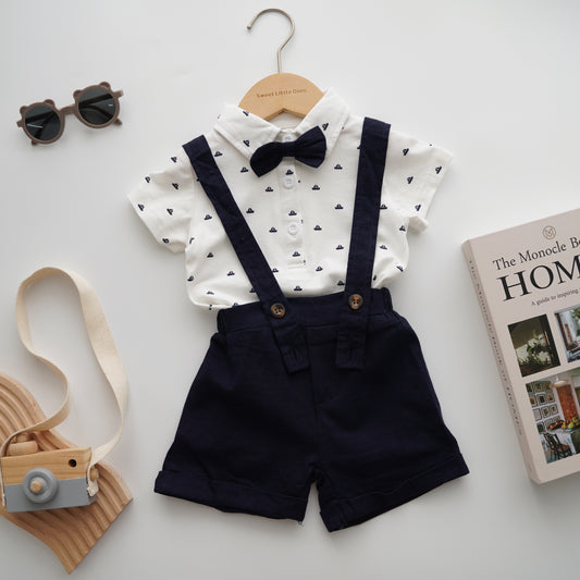 Polo Romper with Sling Set