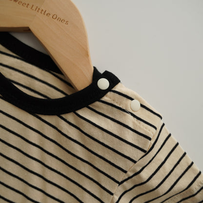 Line Shirt with Casual Sling Set