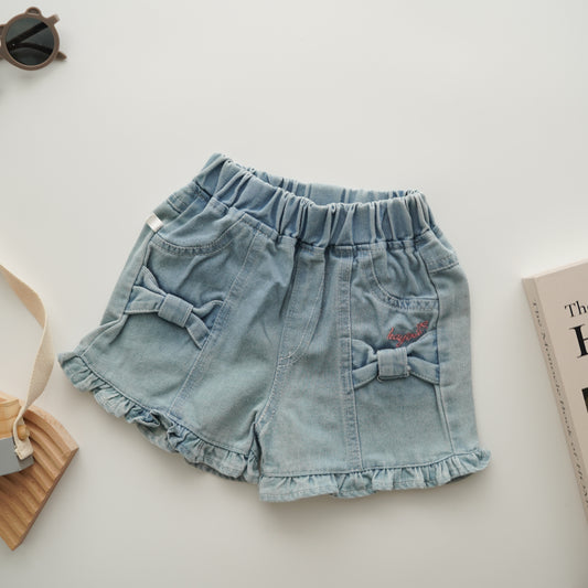Girl Casual Ribbon Pants