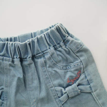 Girl Casual Ribbon Pants