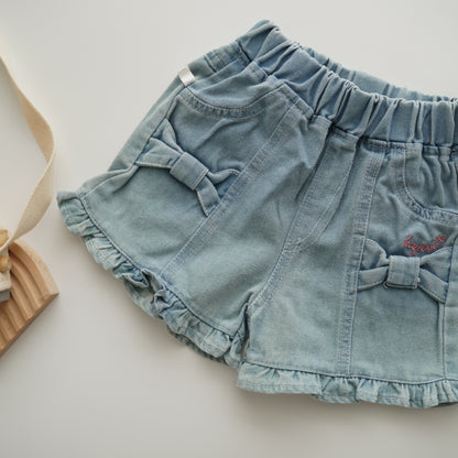Girl Casual Ribbon Pants