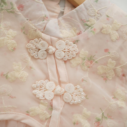 Floral Chinese Style Sister Matching
