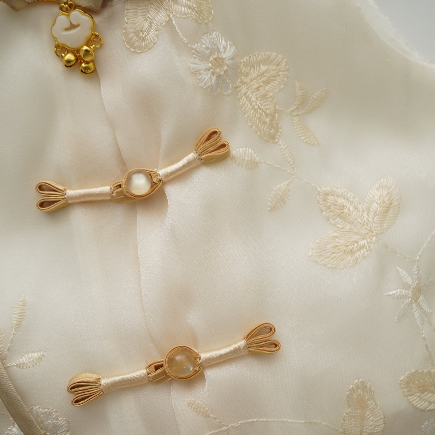 White Two Pieces CheongSam