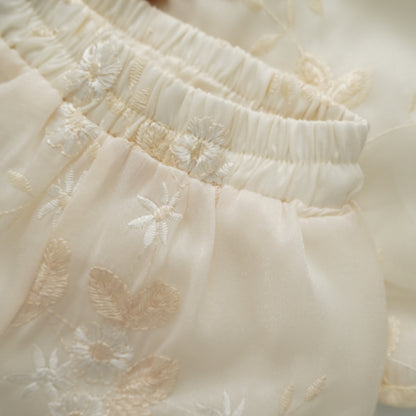 White Two Pieces CheongSam