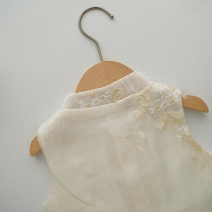 White Two Pieces CheongSam