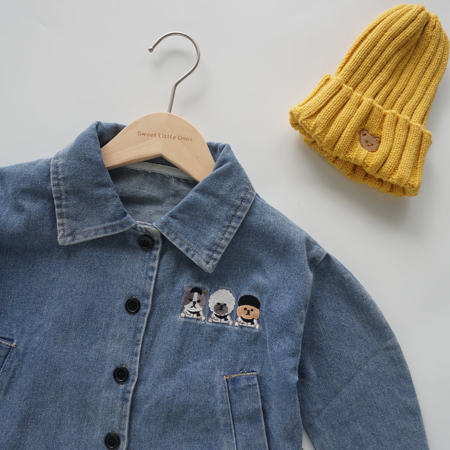 Denim Cartoon Outer (Size 80&120)