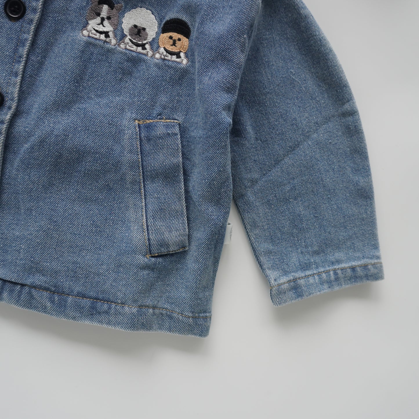 Denim Cartoon Outer (Size 80&120)