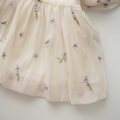 Puff Sleeves Modern Cheongsam