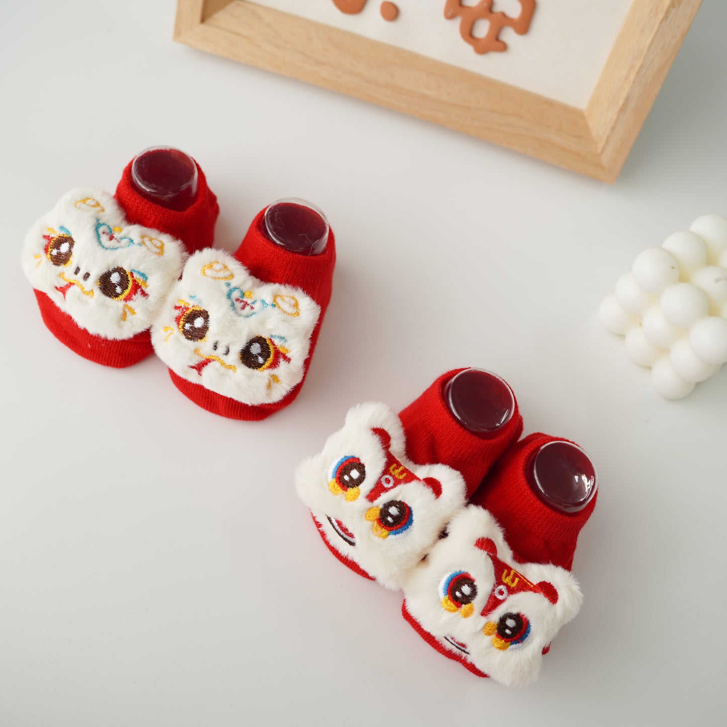 3D CNY Baby Socks (2 Pairs)