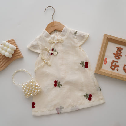 Cherry Simple Cheongsam