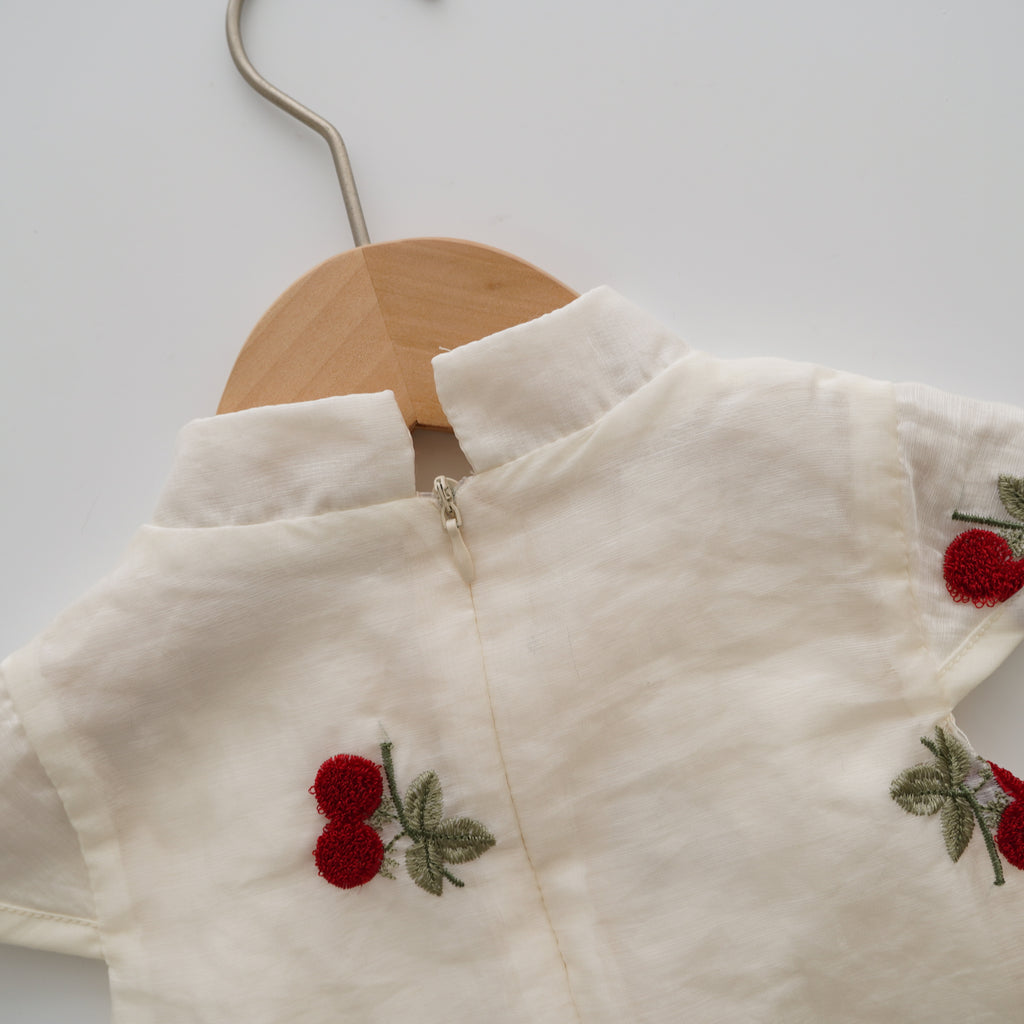 Cherry Simple Cheongsam (Size 73)