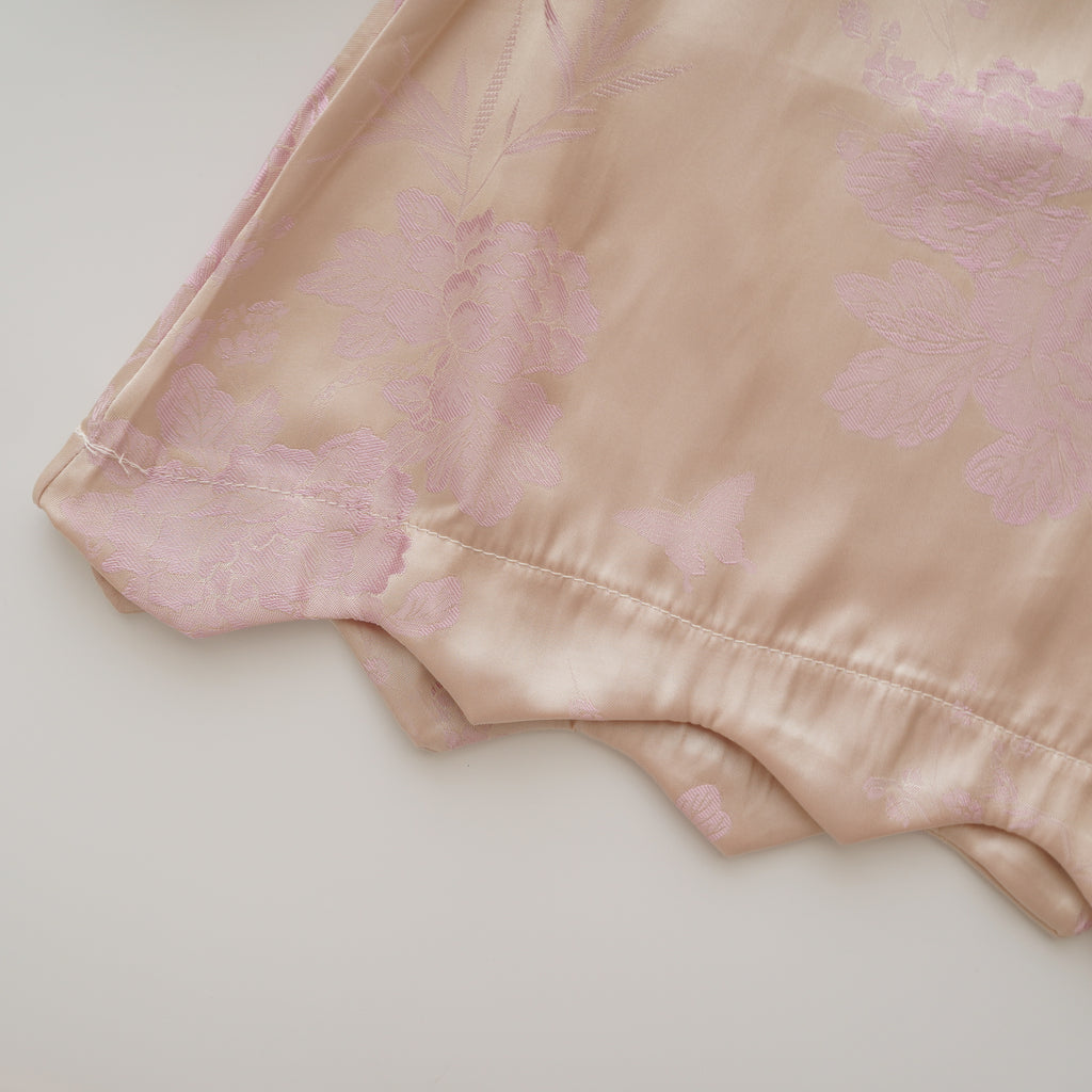 Chinese Silky Floral Sister Matching