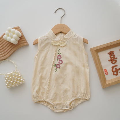 Tiny Flower Chinese Style Sister Matching