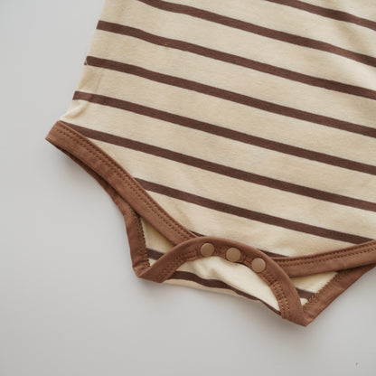 Daily Line Bear Brown Romper