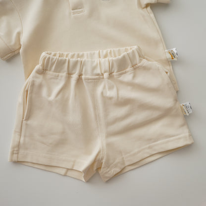 Bear Casual Polo Two Pieces Set