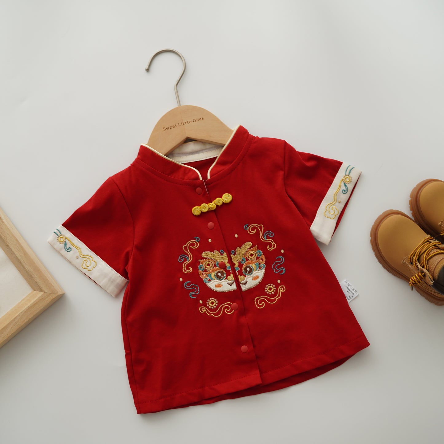 Modern Dragon Tang Two Pieces Set