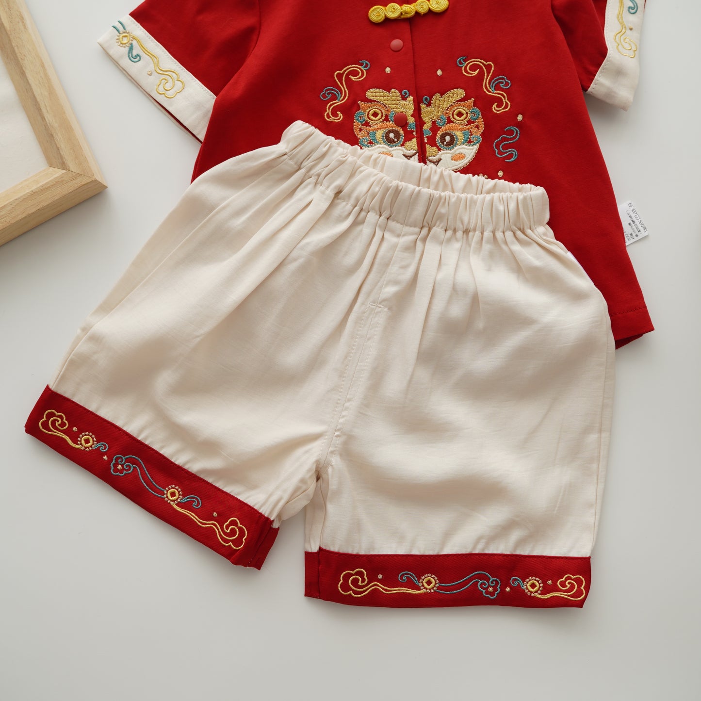 Modern Dragon Tang Two Pieces Set