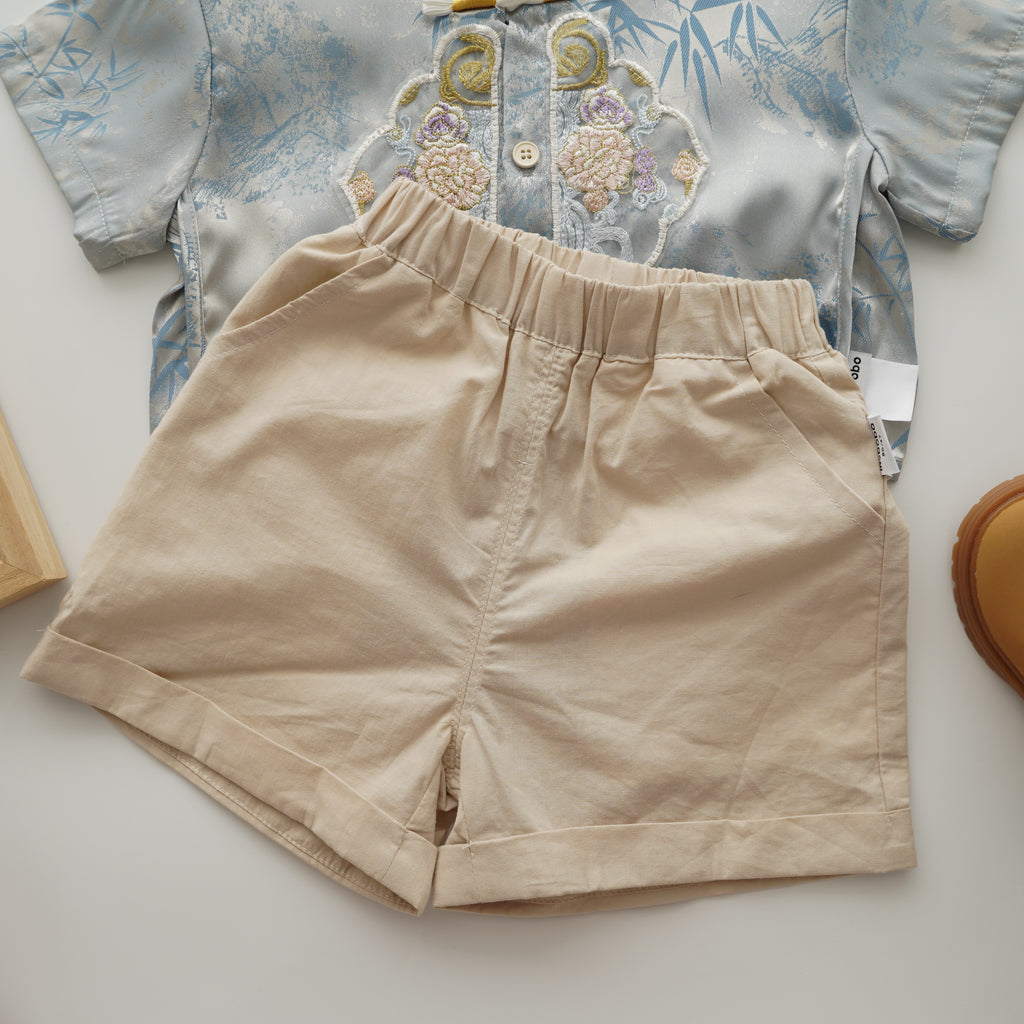 Blue Silky Boy Two Pieces Set