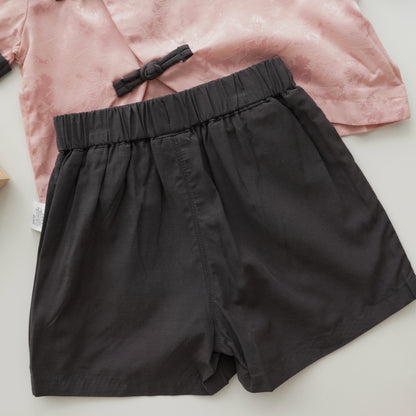 Pink Chinese Boy Two Pieces Set