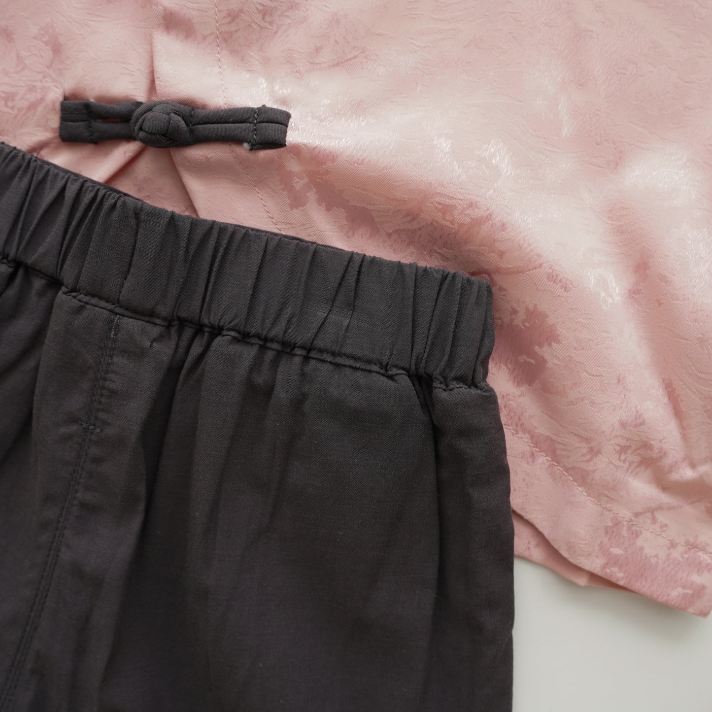 Pink Chinese Boy Two Pieces Set