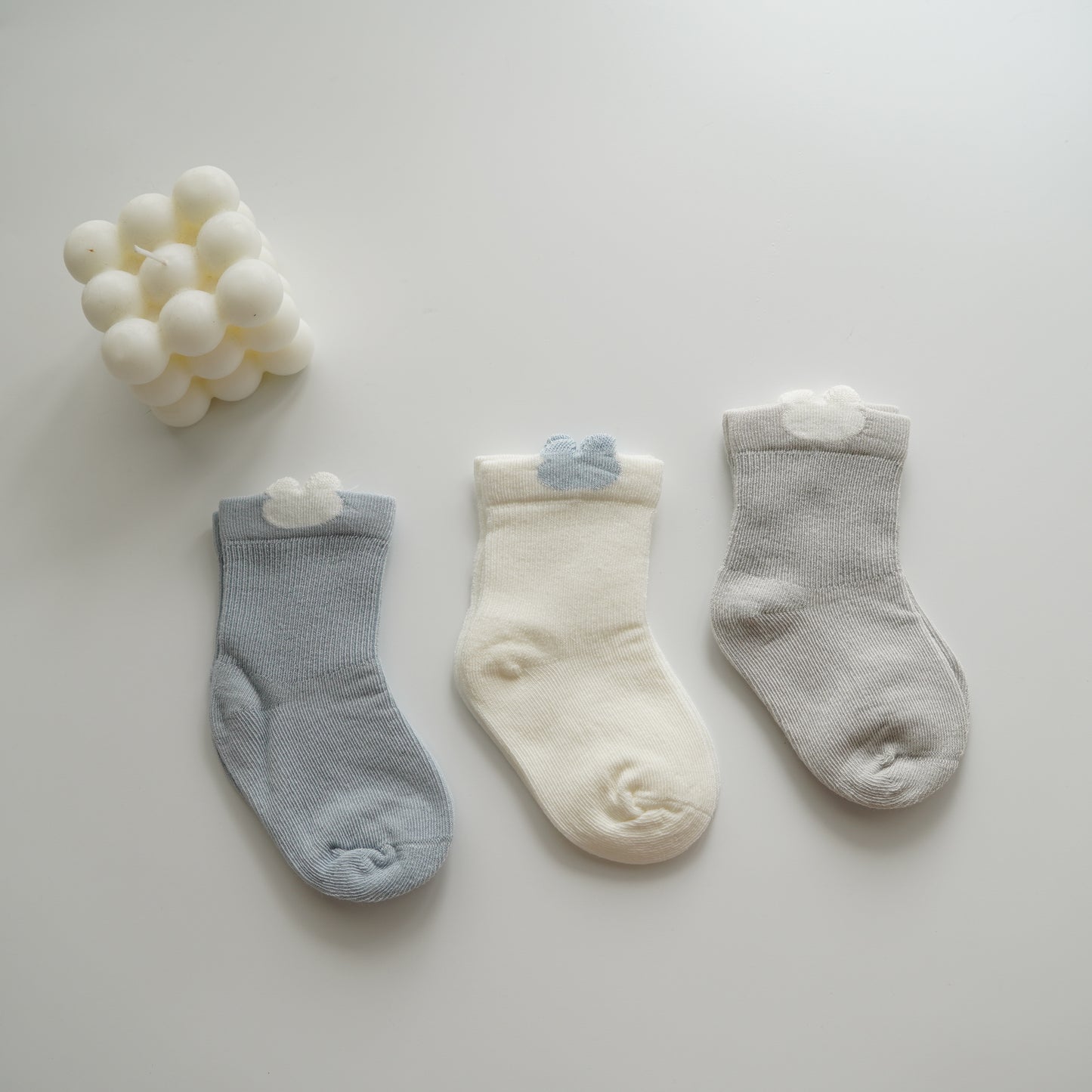 Pastel Socks Set (3 Pairs Set)