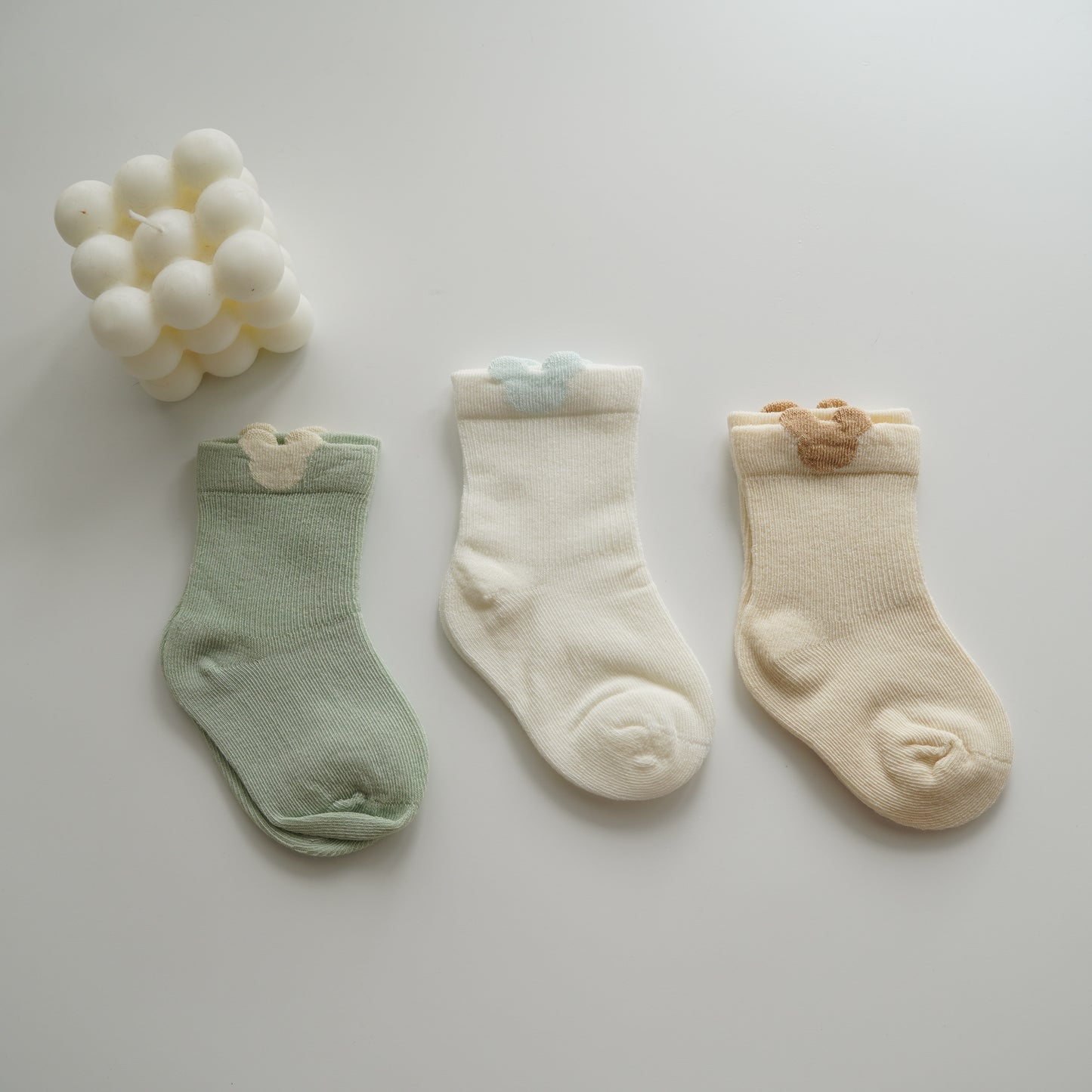 Pastel Socks Set (3 Pairs Set)