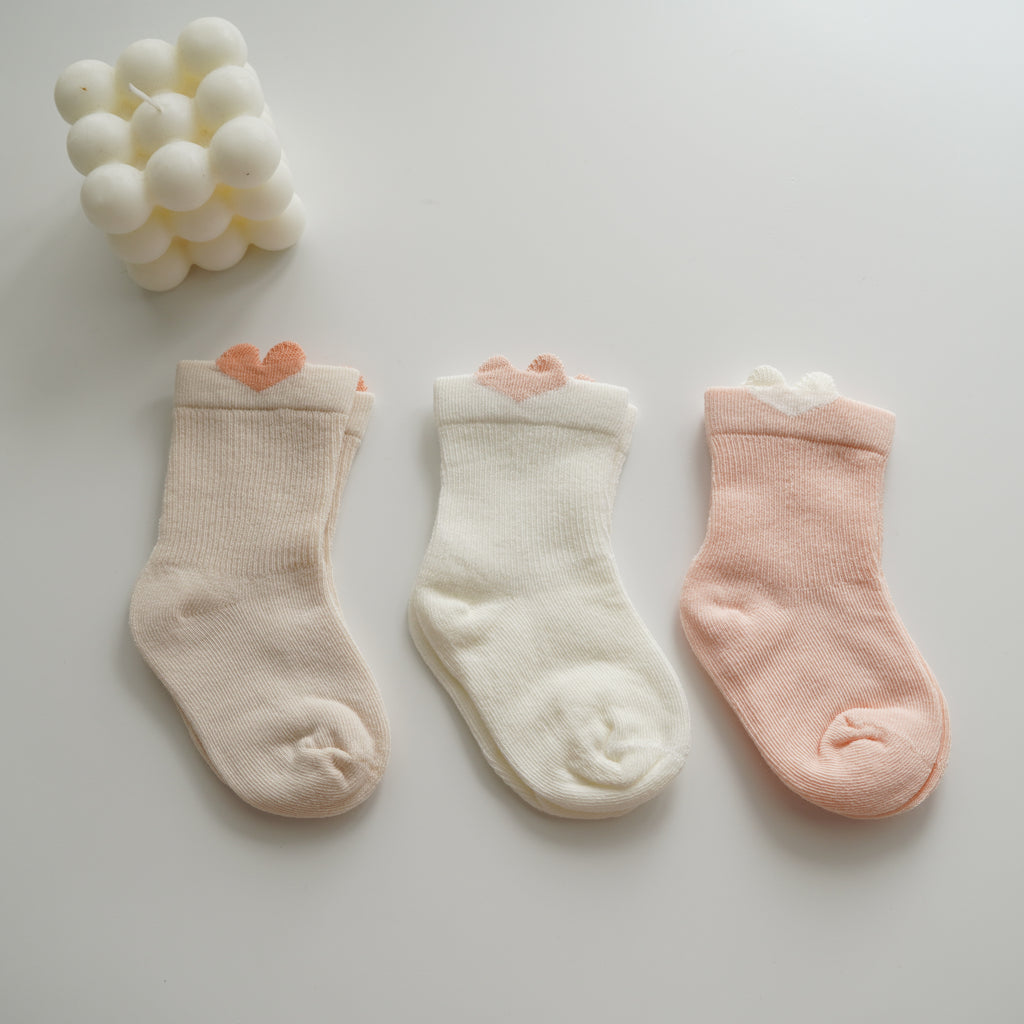 Pastel Socks Set (3 Pairs Set)