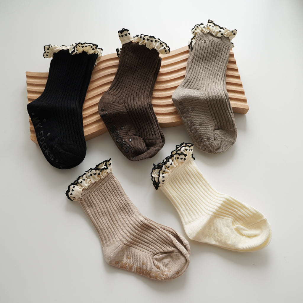 Ruffled Vintage Socks