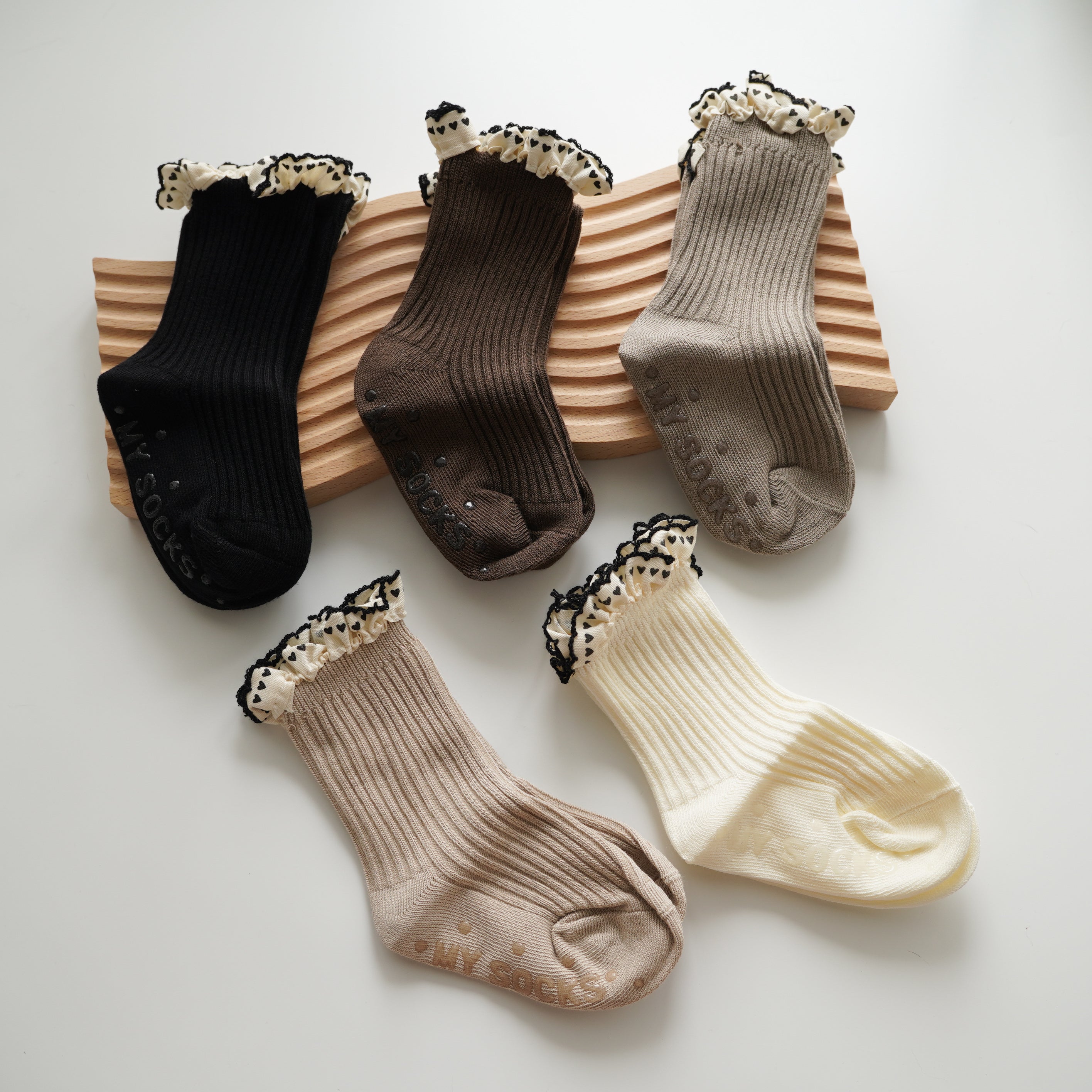 Ruffled Vintage Socks