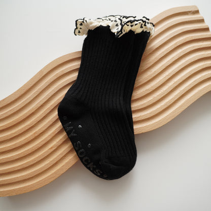 Ruffled Vintage Socks