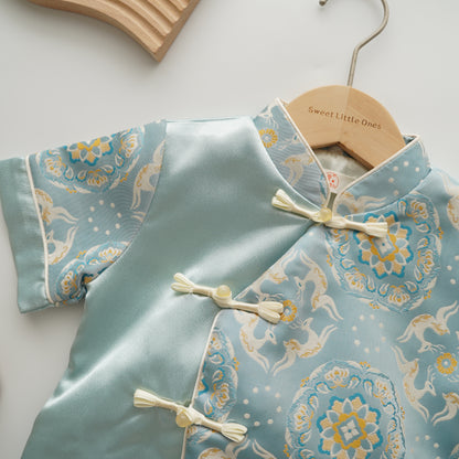 Vintage Silky Brother Sister Matching